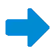 Blue arrow icon